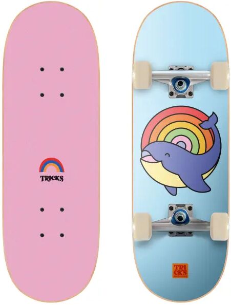 Kinder Skateboard Tricks Whale Soft Top (8.25" - Blau)