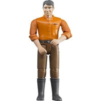 60007 Mann Figur mit heller Haut und Hose, Spielfigur braun