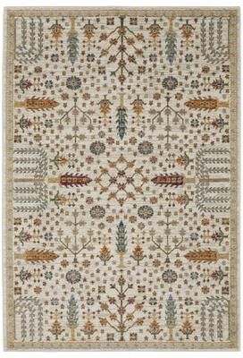 Style Haven Adalynn Ancient Traditions Ivory/Gold Area Rug
