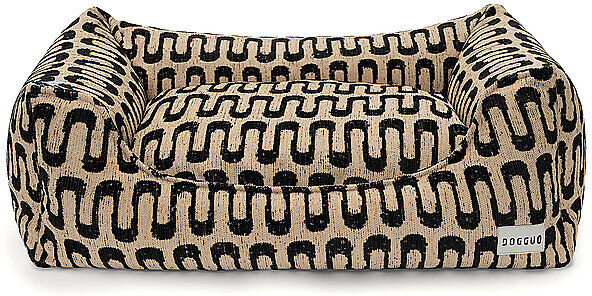 DOGGUO Hundesofa RETRO WAVE schwarz   M M