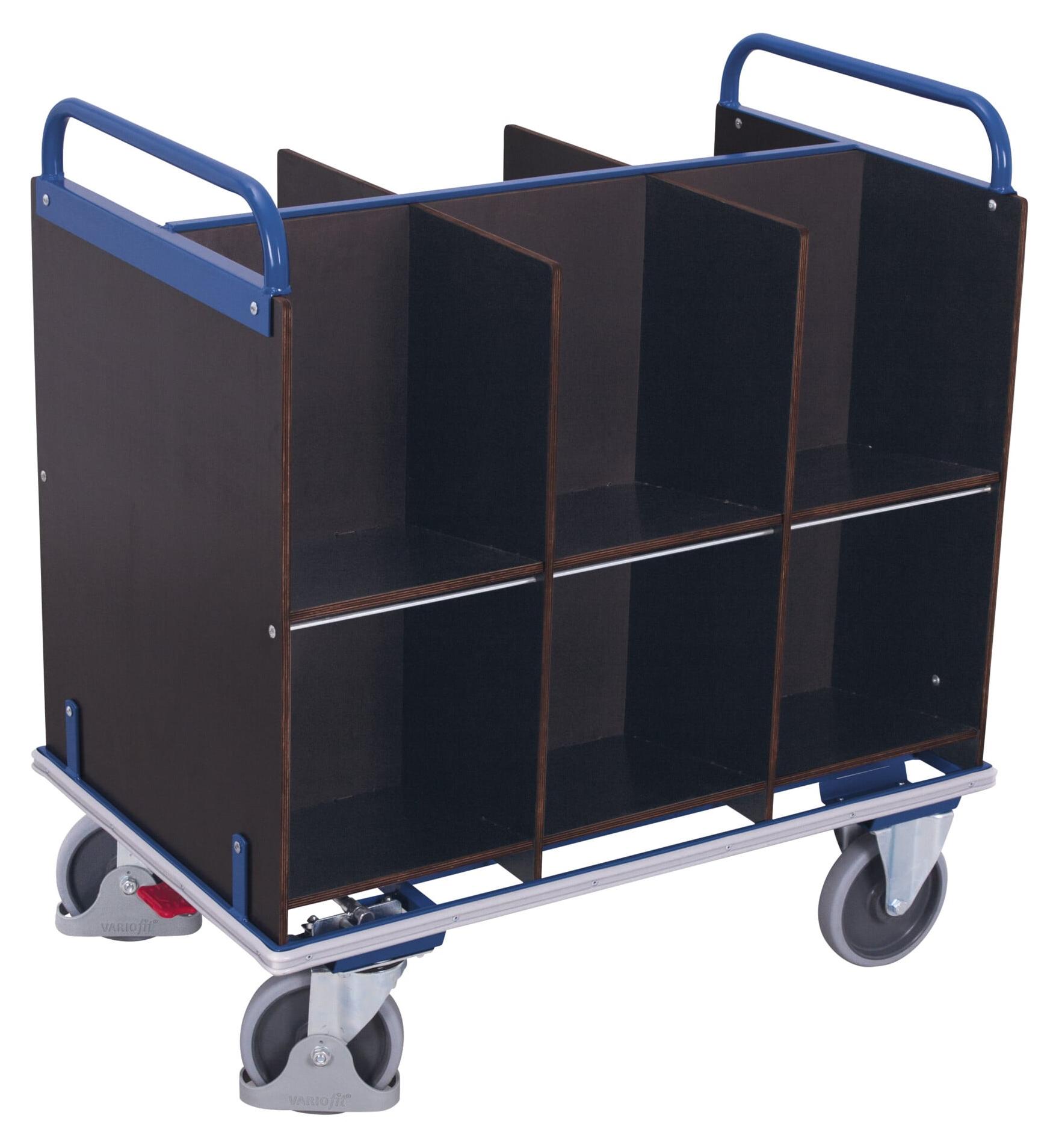 VARIOfit Aktenwagen mit 2x6 Fächern
