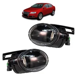 SET Nebelscheinwerfer klar Chrom LI+RE passend für VW Passat 3C Modelle + HB4 Birnen