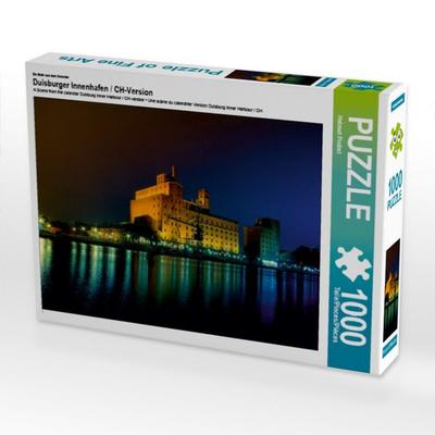 CALVENDO Puzzle Ein Motiv aus dem Kalender Duisburger Innenhafen / CH-Version | 1000 Teile Lege-Größe 64x48cm Foto-Puzzle für glückliche Stunden