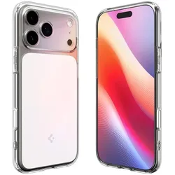 Spigen Ultra Hybrid "T" (Apple iPhone 17 Pro), Smartphone Hülle, Transparent, Weiss