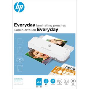 HP Laminierfolien Everyday 9152, DIN A3, 80 mic, glänzend, 25 Stück