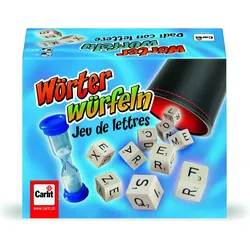 2x Carlit Wörterwürfeln (Deutsch, Französisch, Italienisch, 2 - 5 Spieler)