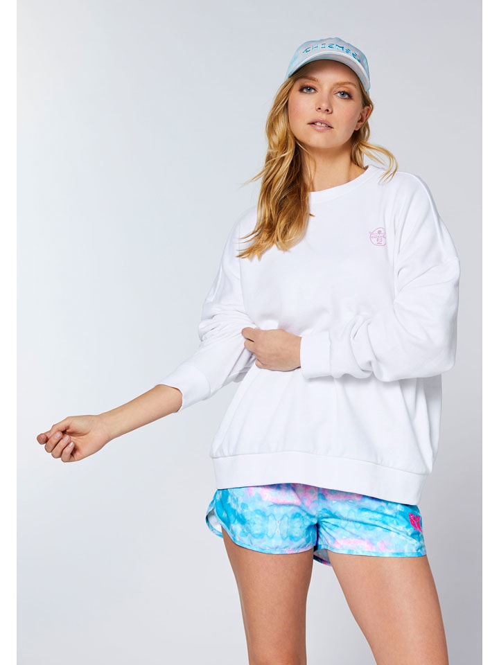 Chiemsee Sweatshirt in Weiß - M