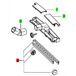 Festool Bürststreifen f. Bodendüse CT