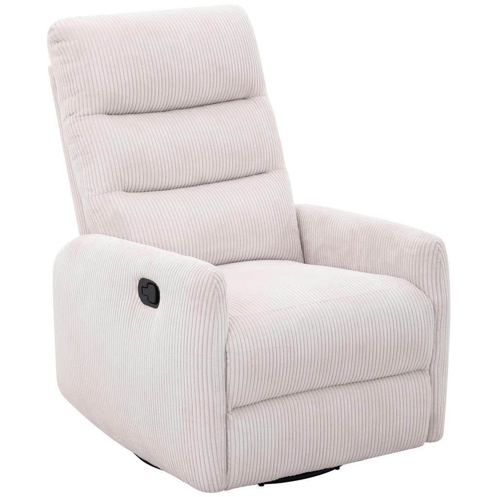 Carryhome Relaxsessel , Beige , Metall, Textil , 78x107x95 cm , Relaxfunktion , Wohnzimmer, Sessel, Relaxsessel