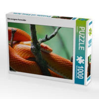 CALVENDO Puzzle Rot orangene Kornnatter 1000 Teile Lege-Größe 64 x 48 cm Foto-Puzzle Bild von Kattobello