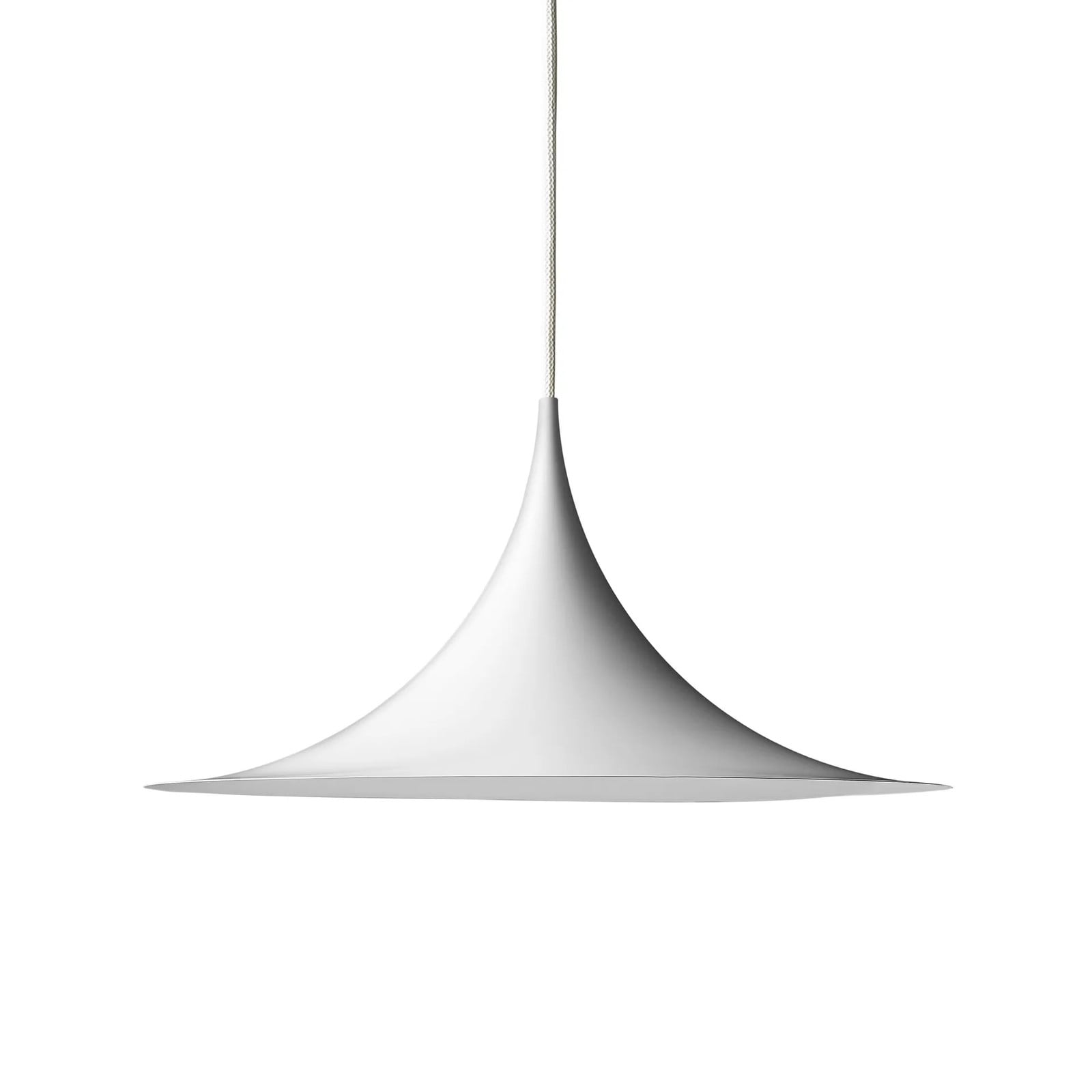 Gubi Semi hanglamp Dome - Mat Wit - Ø 60 cm