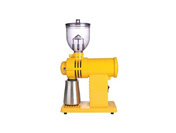 Konische Mahlwerk-Kaffeemühle Elektrische Kaffeemühle Mühle Rostfreier Stahl Mit 10 Mahlgradstufen Stufenlos Regelbar Mahlt Kaffeebohnen, Gewürze, Nüsse Und Körner(Yellow)