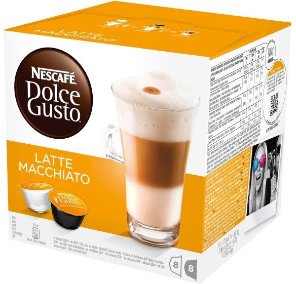 Nescafé Dolce Gusto Dolce Gusto Latte Macchiato Kaffekapsler, 16 Stk.