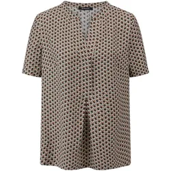 Bluse V-Öffnung Peter Hahn braun, 38