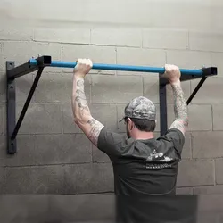 Klimmzugstange Wandmontage Reckstange Pull up bar -für Innen u. Aussen, rostfrei