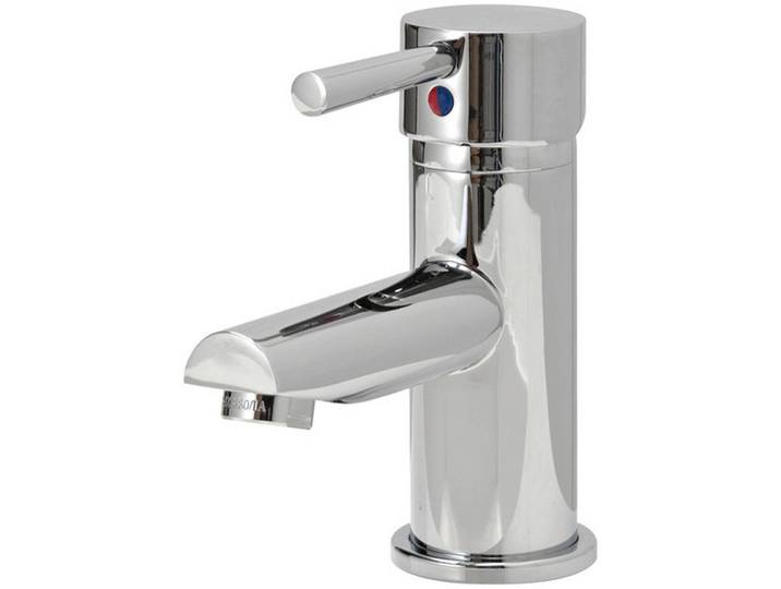 Sadena Waschtischarmatur, Chromfarben, Metall, 5x15x16 cm, Badezimmer, Waschbecken & Armaturen, Armaturen
