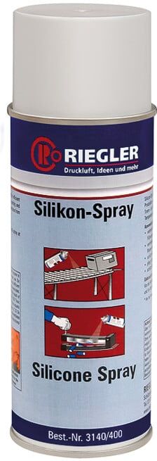 Riegler Spray au silicone, température -50°C à 250°C, 400 ml (3140/400)
