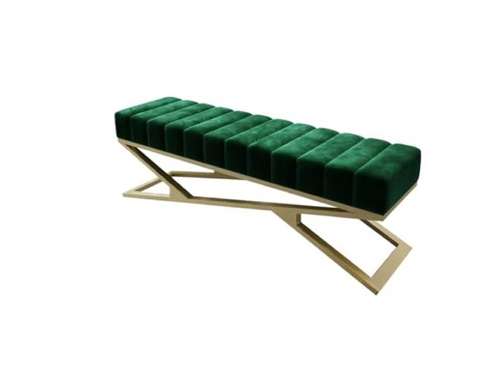 RUNZE765Z Dekorativ Schlafzimmerbank, Ottomane-Bank am Ende des Bettes(Green,100 * 40 * 44cm)