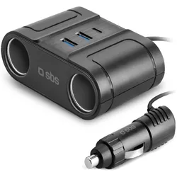 SBS Auto-Splitter, Auto Adapter, Schwarz