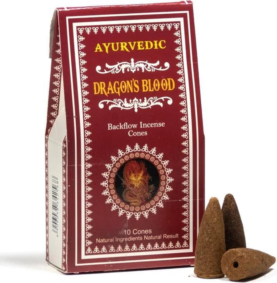 Ayurvedische Dragon's Blood backflow wierookkegels