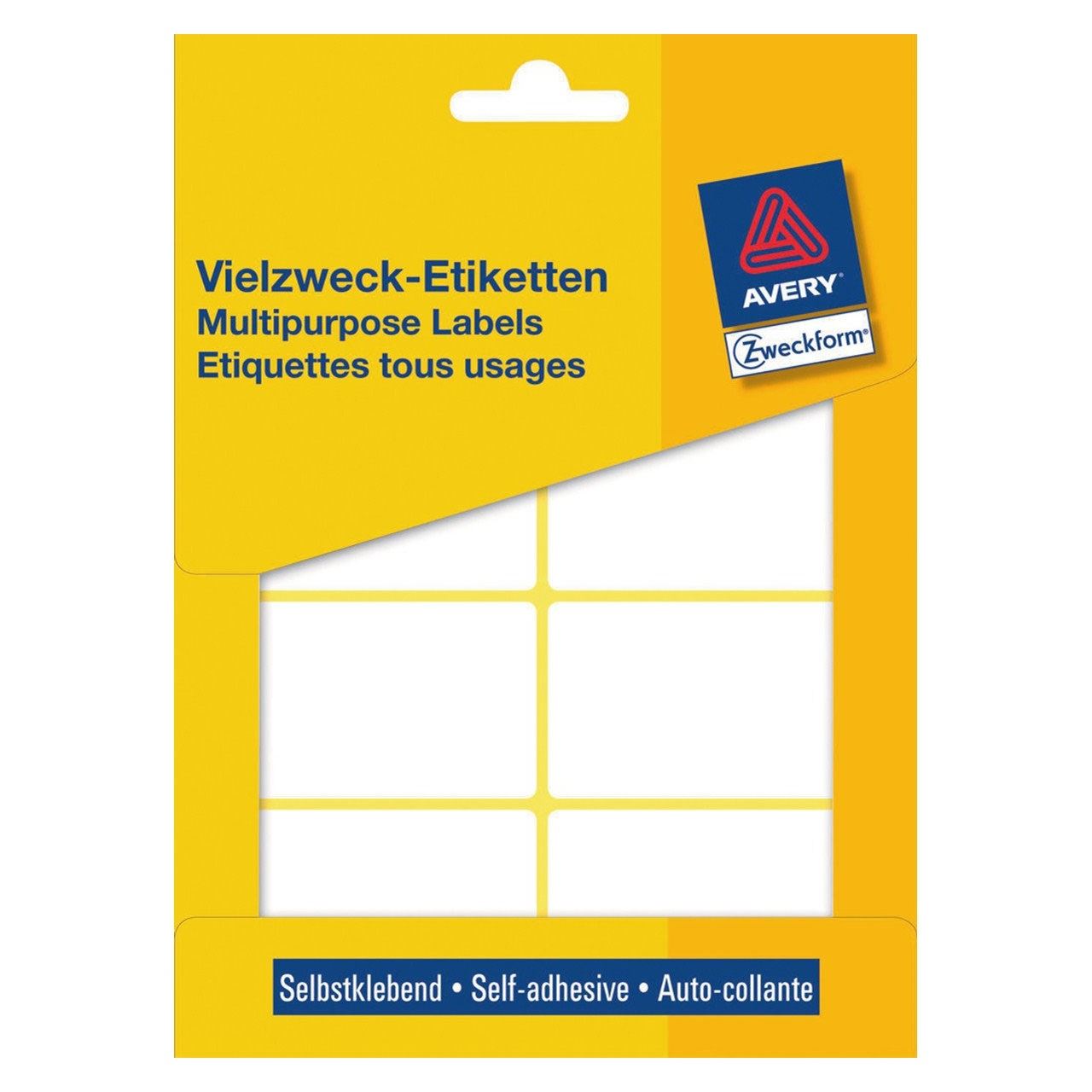AVERY Zweckform Vielzweck-Etiketten 54 x 35mm FP weiss