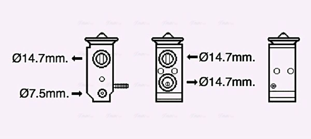 Ventil Klimaanlage AVA COOLING HY1579 AVA