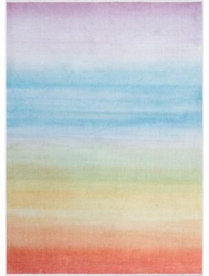 Well Woven Kids Rugs Sunrise Modern Machine Washable Area Rug