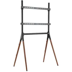 LogiLink BP0078 TV Ständer mit Walnussholz Beinen für 49 bis 70 Zoll