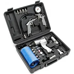 Wiltec, Abbruchhammer + Meisselhammer, Druckluftgeräte-Set (Druckluft)