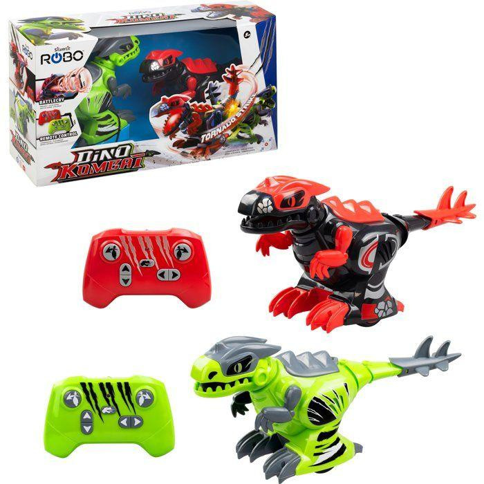 Silverlit YCOO Dino Kombat Verpakking met 2 Robotdinosaurussen, 35 cm, met AI-solo-gevecht, duelmodus, roterende staart en geluid- en lichteffecten