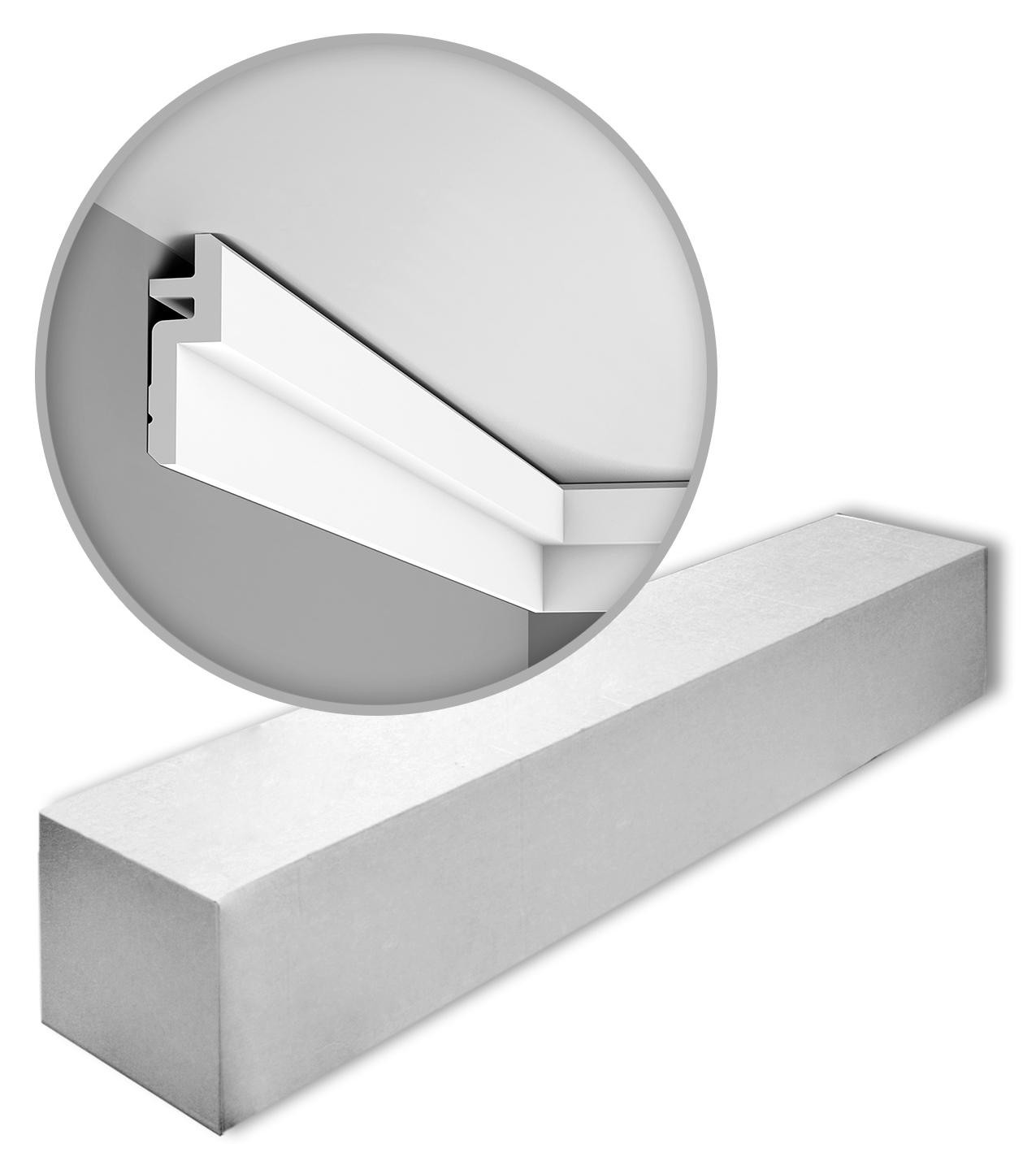 Orac Decor Modern Steps Kroonlijst C394-box, 1 doos van 16 stuks (32 m)