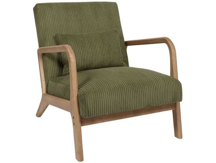 Fauteuil - HOME DECO FACTORY - Scott - Design - Confortable - Vert