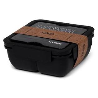 Senza Lunchbox 1100 ml Weizenstroh Schwarz (33170591)