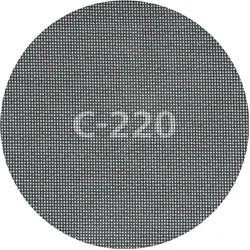 wolfcraft, Schleifmittel, 5 Haft-Gitterleinen SiC K220 WS ø180mm (220)