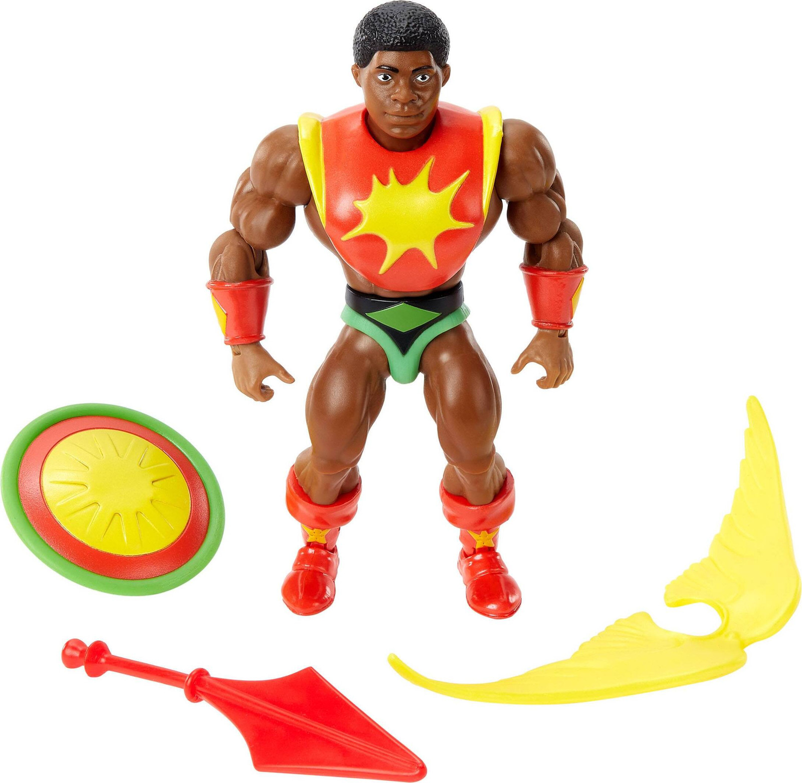 Masters of the Universe Origins Sun Man actiefiguur, 14 cm