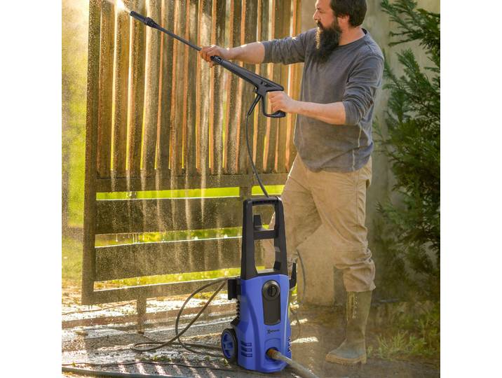 DURHAND Nettoyeur Haute Pression 150 Bars 1800W Bleu