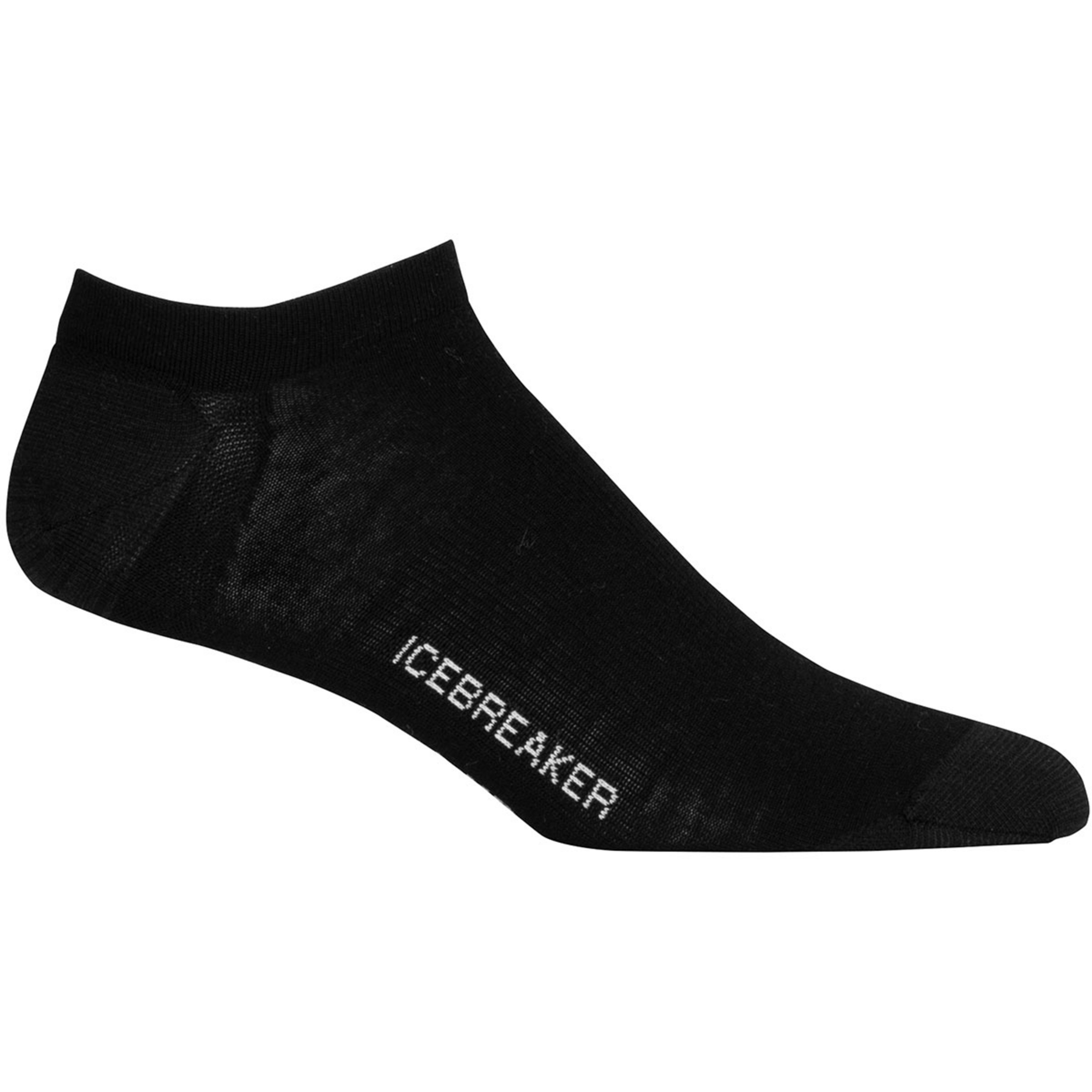 Icebreaker Lifestyle Fine Gauge No Show Herren Freizeitsocken schwarz Größe 44.5 Lifestyle Merinowolle | Lyocell (Tencel)