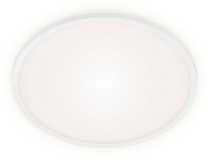 BRILONER - Plafonnier LED à lumière indirecte\, lumière blanche neutre\, 15W\, 1500lm\, lustre salon\, lustre chambre\, luminaire plafonnier\, lustre cuisine\, 28x4\,2cm\, blanc