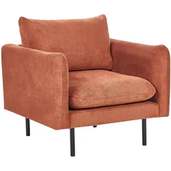 SESSEL Chenillegewebe Goldbraun Vinterbro