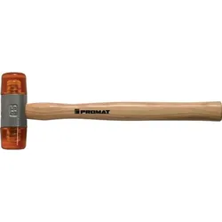PROMAT Plastikhammer Kopf-Ø 35 mm Kopflänge 103 mm, Celluloseacetat Holz Stiel