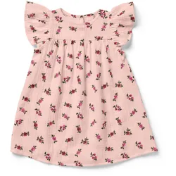 Tchibo - Baby-Musselinkleid - Mädchen - Gr. 98/104 - rosa/geblümt