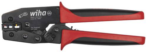 Wiha 45957 Crimpzange Isolierte Kabelschuhe, Kontakte 0.5 bis 6mm²