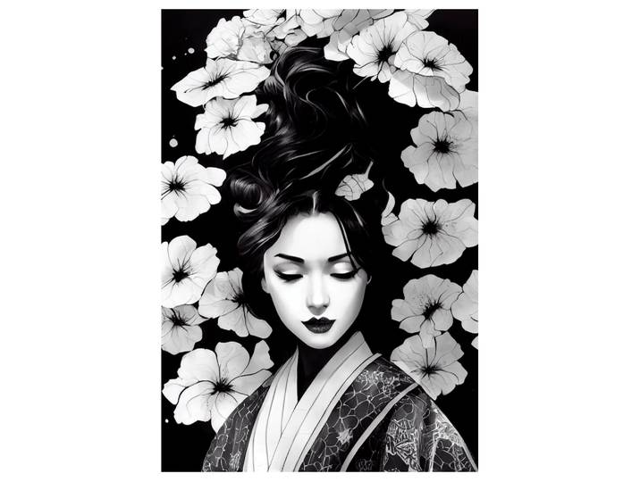 Bild mit Rahmen Asia Lotus image LAND