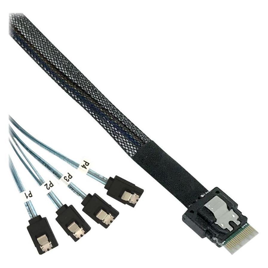 InLine Internes SAS-Kabel (100 cm, SAS) (27646B)