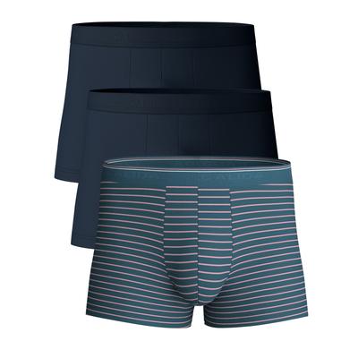 Boxershorts CALIDA "Natural Benefit", Herren, Gr. XL (56), Single Jersey, blau (lilas), Single Jersey, Obermaterial: 95% Baumwolle, 5% Elasthan, normal, Unterhosen, Single Jersey-Qualität, elastisch