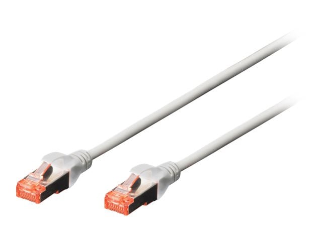 DIGITUS DK-1644-020-10 Patchkabel Cat. 6 S/FTP Grijs 2,0 meter Verpakking van 10 stuks