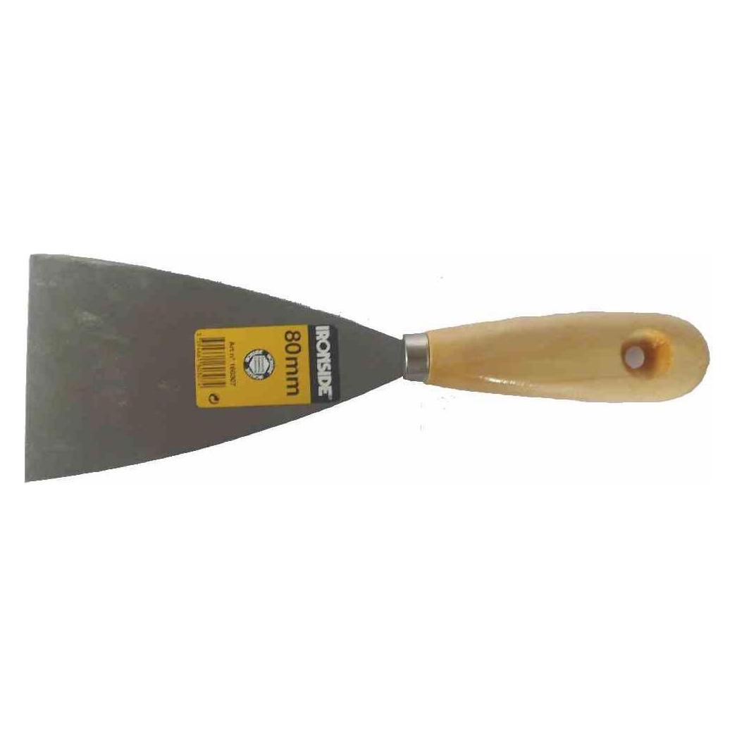 Ironside Malerspachtel 80mm mit Holzgriff (8 cm) (160307)