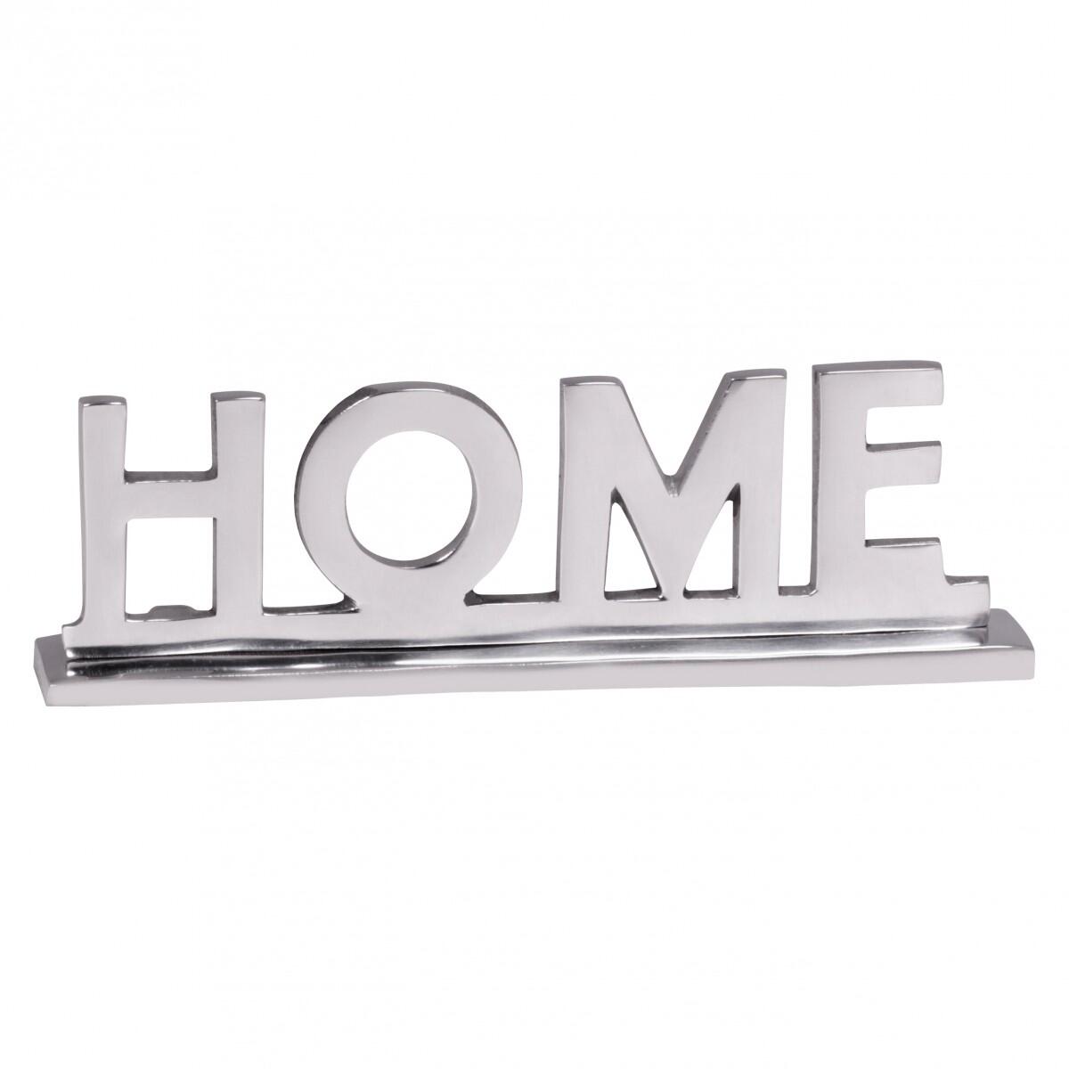 WOHNLING WL1.930 Deko Schriftzug "HOME" Aluminium Silber