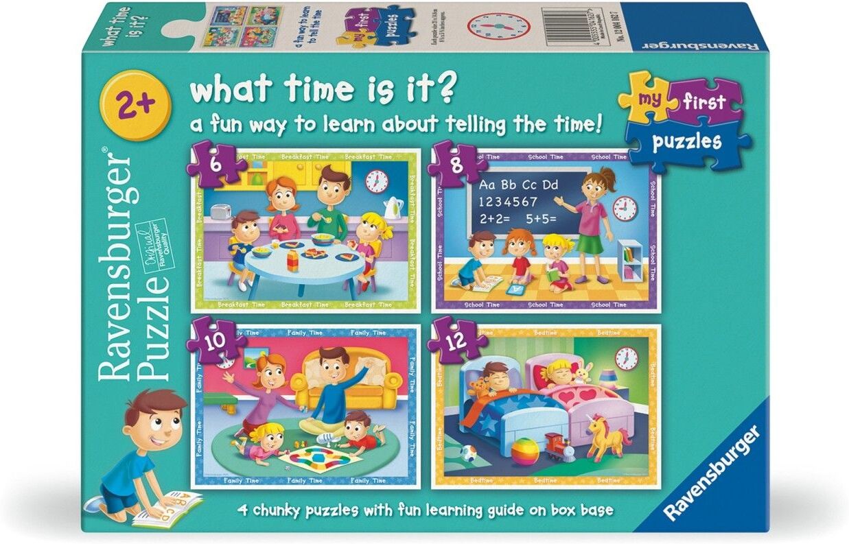 Ravensburger Puzzle: My First Puzzles - A Fun Way to Learn to Tell the Time