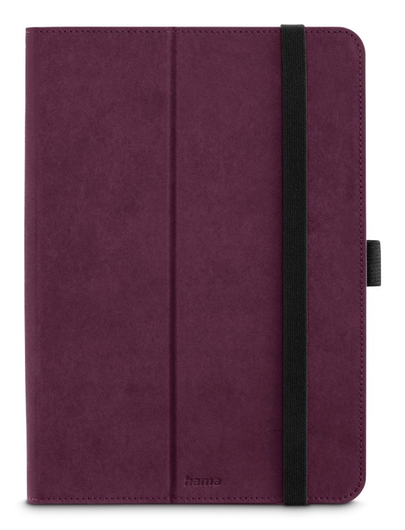 Hama Folio aus Kunststoff für Universal bis 27,9 cm (11") Kratzresistent mit Elastikband (Bordeaux) 227072 Velvet 00227072